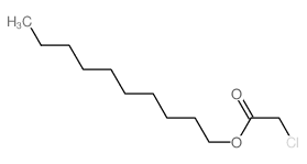 decyl 2-chloroacetate结构式