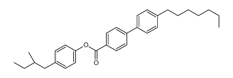 (S)-4-(2-methylbutyl)phenyl 4'-heptyl[1,1'-biphenyl]-4-carboxylate结构式