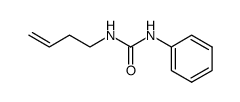 N-but-3-enyl-N'-phenyl-urea结构式