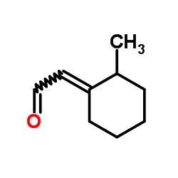acetaldehyde,2-(2-methyl cyclohexylidene) Structure