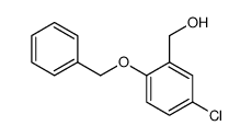 (5-chloro-2-((phenylmethyl)oxy)phenyl)methanol结构式