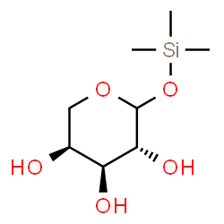 L-Arabinopyranose,1-O-(trimethylsilyl)-(9CI)结构式
