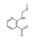 2-Pyridinamine,N-[(methylthio)methyl]-3-nitro-(9CI) structure