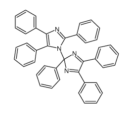 2,4,5-triphenyl-1-(2,4,5-triphenylimidazol-2-yl)imidazole Structure