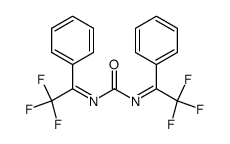 N,N'-bis(1-phenyl-2,2,2-trifluoroethylidene)urea Structure