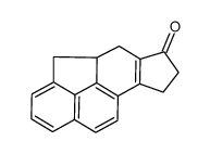 1,11-methano-11,12,15,16-tetrahydrocyclopenta[a]phenanthren-17-one结构式