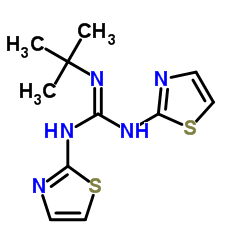 2-tert-butyl-1,3-di-1,3-thiazol-2-ylguanidine Structure