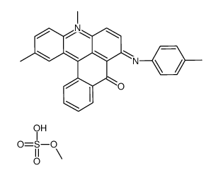 2,5-dimethyl-8-[(4-methylphenyl)amino]-9-oxo-9H-naphth[3,2,1-kl]acridinium methyl sulphate Structure