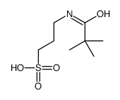 3-(2,2-dimethylpropanoylamino)propane-1-sulfonic acid结构式
