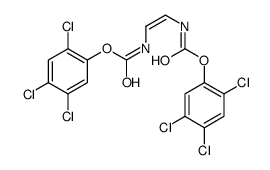 N,N'-Vinylenedicarbamic acid bis(2,4,5-trichlorophenyl) ester Structure