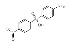 (4-aminophenyl)-(4-nitrophenyl)arsinic acid结构式