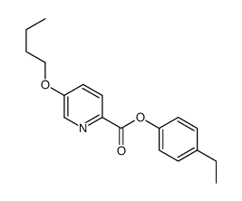 (4-ethylphenyl) 5-butoxypyridine-2-carboxylate Structure