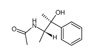 (2RS,3RS)-3-acetylamino-2-phenyl-butan-2-ol Structure