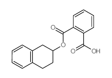 2-tetralin-2-yloxycarbonylbenzoic acid Structure