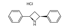 cis-2,4-diphenylazetidine hydrochloride结构式