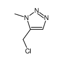 5-(chloromethyl)-1-methyltriazole结构式