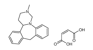 2-Methyl-1,2,3,4,4a,9-hexahydrodibenzo[c,f]pyrimido[1,6-a]azepine (2E)-2-butenedioate (1:1)结构式