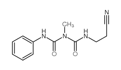 1-(2-Cyanoethyl)-3-methyl-5-phenylbiuret structure