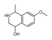 4-Isoquinolinol,1,2,3,4-tetrahydro-7-methoxy-1-methyl-(9CI)结构式