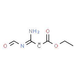 Ethylidene,2-amino-1-(ethoxycarbonyl)-2-(formylimino)-,(2E)- (9CI) picture