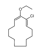 2-Ethoxy-3-chlor-cyclotrideca-1,3-dien结构式