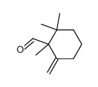 1,2,2-trimethyl-6-methylene-cyclohexanecarbaldehyde Structure