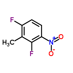 1,3-二氟-2-甲基-4-硝基苯结构式