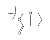 (3R,7aS)-3-tert-butyl-5,6,7,7a-tetrahydro-3H-pyrrolo[1,2-c][1,3]oxazol-1-one结构式