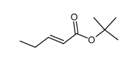 (2E)-2-pentenoic acid tert-butyl ester结构式