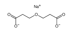 4-oxa-heptanedioic acid , sodium salt Structure