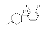 4-(2,3-dimethoxyphenyl)-1-methylpiperidin-4-ol结构式