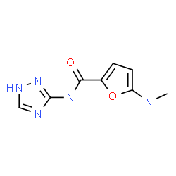 2-Furancarboxamide,5-(methylamino)-N-1H-1,2,4-triazol-3-yl- (9CI) Structure