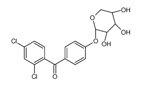 (2,4-Dichlorophenyl)(4-(beta-D-xylopyranosyloxy)phenyl)methanone hemih ydrate picture