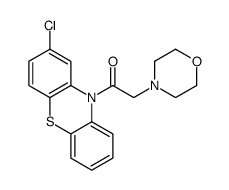 1-(2-chlorophenothiazin-10-yl)-2-morpholin-4-ylethanone结构式