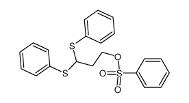 3,3-bis(phenylthio)-1-propyl benzenesulfonate结构式