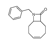 9-benzyl-9-azabicyclo[6.2.0]dec-4-en-10-one结构式