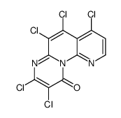 4,5,6,8,9-pentachloropyrimido[1,2-a][1,8]naphthyridin-10-one Structure