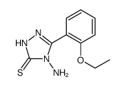 4-AMINO-5-(2-ETHOXYPHENYL)-4H-1,2,4-TRIAZOLE-3-THIOL结构式