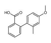 2-(4-methoxy-2-methylphenyl)benzoic acid结构式