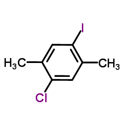 1-Chloro-4-iodo-2,5-dimethylbenzene结构式