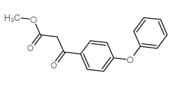 3-OXO-3-(4-PHENOXYPHENYL)PROPIONICACIDMETHYLESTER Structure