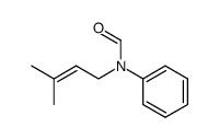 N-(3-methyl-but-2-enyl)-formanilide结构式