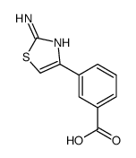 3-(2-Amino-4-thiazolyl)benzoic Acid Structure