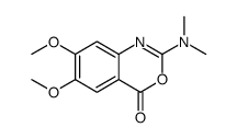 2-(dimethylamino)-6,7-dimethoxy-4H-3,1-benzoxazin-4-one Structure