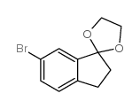 6-Bromo-1,1-(ethylenedioxo)-indane Structure