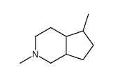 2,5-dimethyl-1,3,4,4a,5,6,7,7a-octahydrocyclopenta[c]pyridine Structure