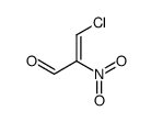 3-chloro-2-nitroprop-2-enal结构式