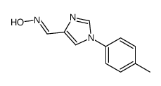 N-[[1-(4-methylphenyl)imidazol-4-yl]methylidene]hydroxylamine Structure