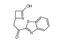 (4R)-4-[2-(1,3-benzothiazol-2-yl)-2-oxoethyl]azetidin-2-one Structure