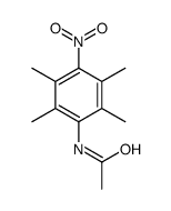 N-(2,3,5,6-tetramethyl-4-nitrophenyl)acetamide结构式